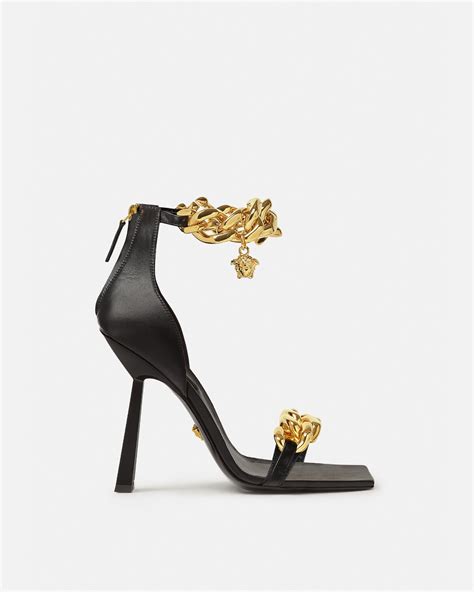 versace heeled gladiator sandals|versace high heel sandals sale.